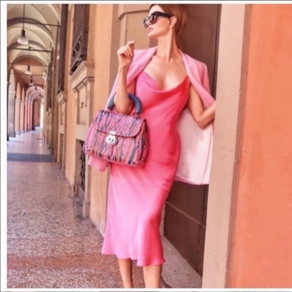 Zara Slip Dress Pink - Picture 2 of 10